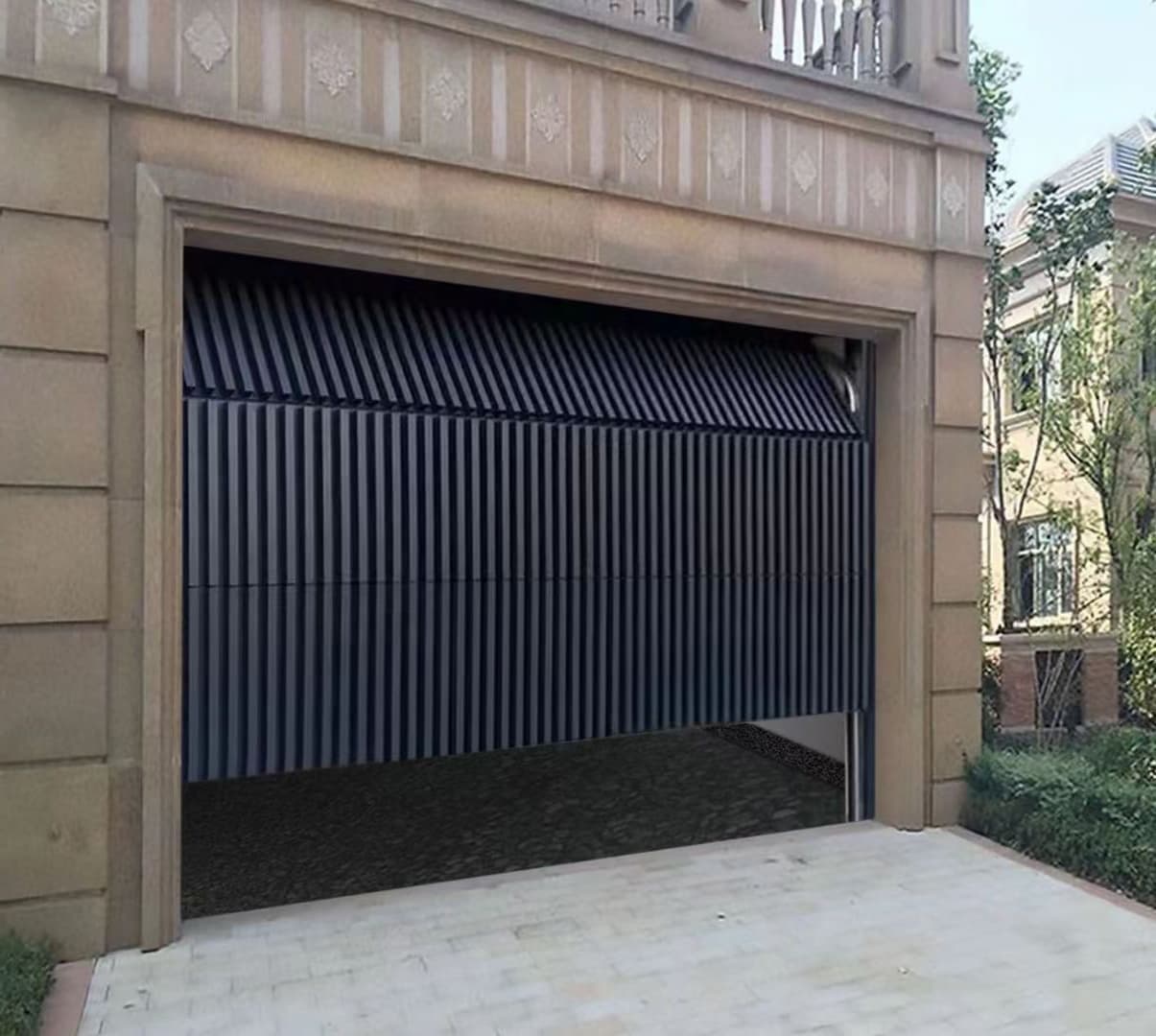 Grille garage door Grille garage door
